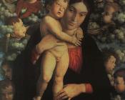 安德烈亚曼特尼亚 - Madonna and Child with Cherubs